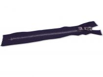Textillux.sk - produkt Kovový - mosadzný zips šírka 6 mm, dĺžka 18 cm - 2 zips nikel 16cm, čierny