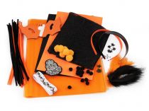 Textillux.sk - produkt Kreatívna sada Halloween - 2 oranžová   netopier