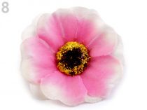 Textillux.sk - produkt Kvet čajová ruža Ø50 mm - 8 ružová svetlá
