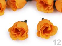 Textillux.sk - produkt Kvet ruže Ø25 mm - 12 oranžová  
