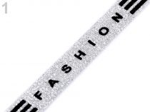 Textillux.sk - produkt Lampas / odevná stuha s lurexom Fashion šírka 15 mm