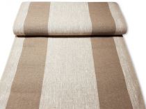 Textillux.sk - produkt Ľanová štóla široký hnedý pás 50 cm