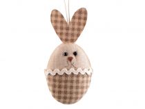 Textillux.sk - produkt Látková dekorácia zajačik / vajíčko na zavesenie
