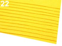Textillux.sk - produkt Látková dekoratívna plsť 20x30 cm - 22 (F37) žltá  