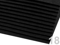 Textillux.sk - produkt Látková dekoratívna plsť 20x30 cm - 18 (F77) čierna