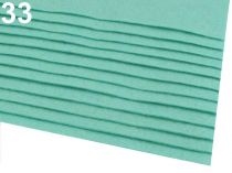 Textillux.sk - produkt Látková dekoratívna plsť 20x30 cm - 33 (F71) zelený tyrkys