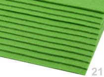 Textillux.sk - produkt Látková dekoratívna plsť 20x30 cm - 21 (F26) zelená trávová