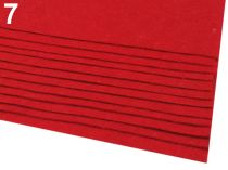 Textillux.sk - produkt Látková dekoratívna plsť 20x30 cm - 7 (F01) červená 