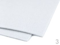 Textillux.sk - produkt Látková dekoratívna plsť / filc 20x30 cm - 3 biela