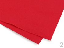 Textillux.sk - produkt Látková dekoratívna plsť soft 30x30 cm - 2 červená 