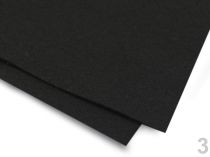 Textillux.sk - produkt Látková dekoratívna plsť soft 30x30 cm - 3 čierna