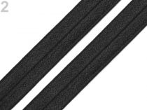 Textillux.sk - produkt Lemovacia guma s leskom šírka 20 mm - 2 čierna
