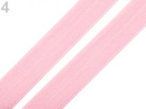 Textillux.sk - produkt Lemovacia guma s leskom šírka 20 mm - 4 ružová