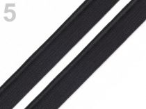 Textillux.sk - produkt Lemovacia guma šírka 11 mm s výpustkom - 5 čierna