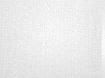 Madeira- biely vzor s bordúrou 140 cm