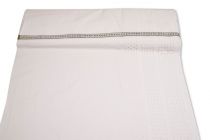 Textillux.sk - produkt Madeira bordúra - biely vzor 130 cm