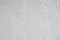 Textillux.sk - produkt Madeira bordúra - biely vzor 130 cm - 4-ľudový motív,biela