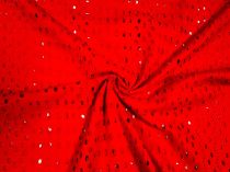 Textillux.sk - produkt Madeira farebná s richelieu vzorom 130 cm - 2 - madeira farebná s richelieu vzorom , červená