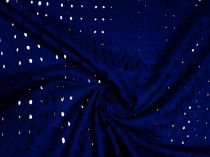 Textillux.sk - produkt Madeira farebná s richelieu vzorom 130 cm - 4- madeira farebná s richelieu vzorom , tmavomodrá
