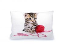 Textillux.sk - produkt Malý vankúš s výplňou - mačka, pes 20x30 cm