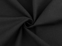 Textillux.sk - produkt Metráž s plátnovou väzbou / imitácia ľanu - 3 (5) čierna