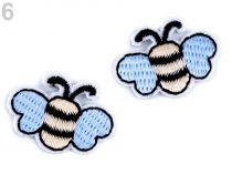 Textillux.sk - produkt Mini nažehlovačka včela - 6 modrá svetlá