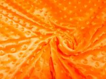 Textillux.sk - produkt Minky s 3D bodkami 150 cm - 6- oranžová