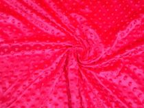 Textillux.sk - produkt Minky s 3D bodkami 150 cm - 26- červená