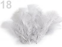 Textillux.sk - produkt Morčacie perie dĺžka 11-17 cm - 18 šedá najsvetlejšia