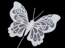 Textillux.sk - produkt Motýľ na drôtiku s glitrami