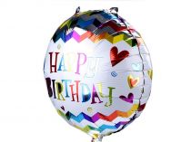 Textillux.sk - produkt Nafukovací balónik veľký Happy Birthday, smajlík