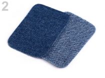 Textillux.sk - produkt Nažehlovacie záplaty rozmer 7,6x4,9 cm riflové - 2 modrá tm.