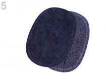 Textillux.sk - produkt Nažehlovacie záplaty semišové s perforáciou - 5 (25) modrá tmavá