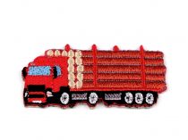 Textillux.sk - produkt Nažehlovačka dopravné prostriedky - 6 červená náklaďák