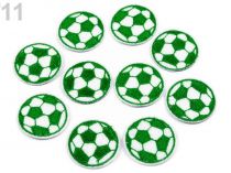 Textillux.sk - produkt Nažehlovačka futbalová lopta - 11 (35 mm) zelená pastelová