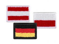 Textillux.sk - produkt Nažehlovačka mini vlajka - nemecká, rakúska, poľská