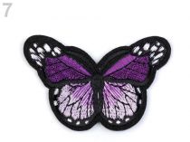 Textillux.sk - produkt Nažehlovačka motýľ - 7 fialová purpura