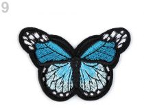 Textillux.sk - produkt Nažehlovačka motýľ - 9 modrá tyrkys.