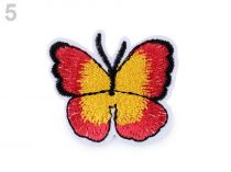 Textillux.sk - produkt Nažehlovačka motýľ - 5 červená