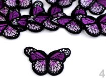 Textillux.sk - produkt Nažehlovačka motýľ malá - 4 fialová purpura