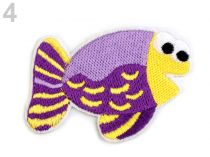 Textillux.sk - produkt Nažehlovačka vyšívaná ryby - 4 fialová lila