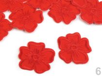 Textillux.sk - produkt Nažehlovačka vyšívaný kvet - 6 červená