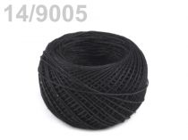 Textillux.sk - produkt Nite ľanové 50 m v plastovom puzdre  - 9005 čierna