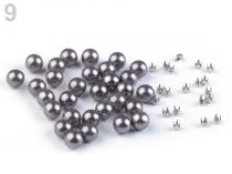 Textillux.sk - produkt Nitovacia sada perly a cvočky - 9 (8 mm) šedá
