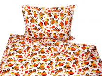 Textillux.sk - produkt Obliečky na jednolôžko s detskými motívmi - 4 (248) oranžová   bager
