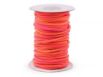 Textillux.sk - produkt Odevná guma do mikín / kapucní Ø5 mm - 1 (224) ružová neon oranžová