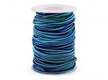 Textillux.sk - produkt Odevná guma do mikín / kapucní Ø5 mm - 3 (222) modrá čierna
