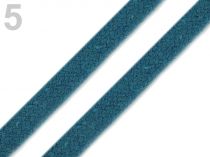 Textillux.sk - produkt Odevná šnúra plochá šírka 10 mm - 5 modrá tyrkys.