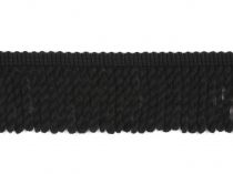 Textillux.sk - produkt Odevné strapce husté s podielom vlny šírka 55 mm - 4 (23) čierna