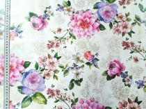 Textillux.sk - produkt Okrúhle PVC obrusy do interiéru a záhrady priemer 140 cm - 338 ruže na zlatom kvete